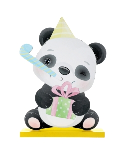 Centro Mesa Panda 15X4X20cm Madera ***OFERTA DTO NO ACUMULABLE