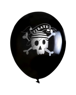 Globo Latex Pirata 30cm Latex ***OFERTA DTO NO ACUMULABLE