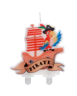 Vela Pirata 7.5X7.5cm Parafina Y Plastico ***OFERTA DTO NO ACUMULABLE