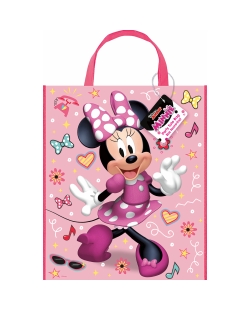 Bolsa Plastico Asas Minnie Mouse 30X38cm