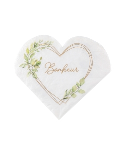 Servilletas Felicidad Verde 33 X 33cm Papel 3 Capas ***OFERTA DTO NO ACUMULABLE