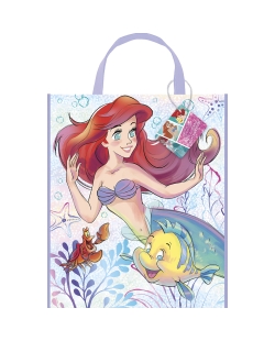 Bolsa Plastico Asas La Sirenita 30X38cm