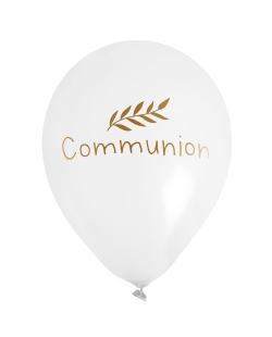 Globos Latex Communion Oro 30cm ***OFERTA DTO NO ACUMULABLE