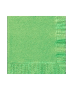 Servilletas 25 x 25cm Verde Lima ***OFERTA DTO NO ACUMULABLE