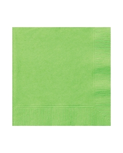 Servilletas 33 x 33cm Verde Lima ***OFERTA DTO NO ACUMULABLE