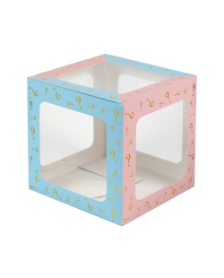 Cubo Para Globos Girl Or Boy 30 X 30 X 30cm Carton ***OFERTA DTO NO ACUMULABLE