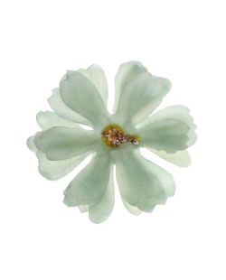 Deco Mesa Confeti Flor Verde 4.5 X 4.5cm Tela ***OFERTA DTO NO ACUMULABLE