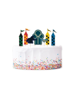 Kit Deco Tarta Harry Potter: Casas