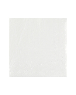 Servilletas cristal Blanco 33x33cm Papel 2c 18gr/m2 ***OFERTA DTO NO ACUMULABLE