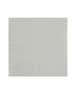 Servilletas cristal Gris Perla 33x33cm Papel 2c 18gr/m2 ***OFERTA DTO NO ACUMULABLE