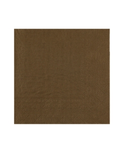 Servilletas cristal Chocolate 33x33cm Papel 2c 18gr/m2 ***OFERTA DTO NO ACUMULABLE