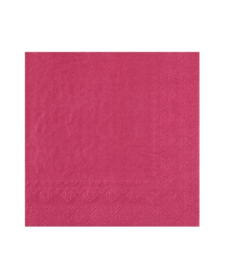 Servilletas cristal Fucsia 33x33cm Papel 2c 18gr/m2 ***OFERTA DTO NO ACUMULABLE