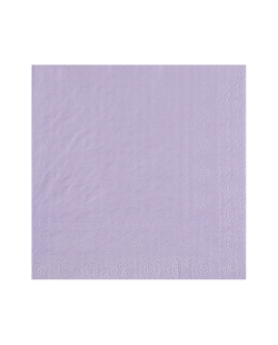 Servilletas cristal Violeta 33x33cm Papel 2c 18gr/m2 ***OFERTA DTO NO ACUMULABLE