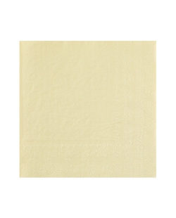 Servilletas cristal Marfil 33x33cm Papel 2c 18gr/m2 ***OFERTA DTO NO ACUMULABLE