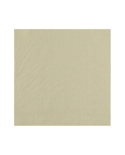 Servilletas cristal Arena 33x33cm Papel 2c 18gr/m2 ***OFERTA DTO NO ACUMULABLE