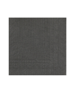 Servilletas cristal Gris Antracita 33x33cm Papel 2c 18gr/m2 ***OFERTA DTO NO ACUMULABLE