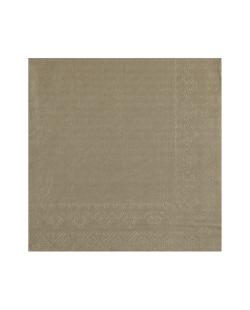 Servilletas cristal Marron Gris Topo Topo 33x33cm Papel 2c 18gr/m2 ***OFERTA DTO NO ACUMULABLE