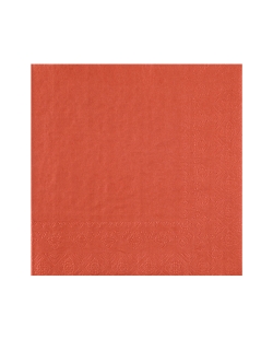Servilletas cristal Terracota 33x33cm Papel 2c 18gr/m2 ***OFERTA DTO NO ACUMULABLE