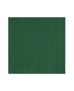Servilletas cristal Verde Oscuro 33x33cm Papel 2c 18gr/m2 ***OFERTA DTO NO ACUMULABLE