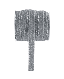 Cinta Brillo Plata 10mm x 5m Poliester Y Laton ***OFERTA DTO NO ACUMULABLE