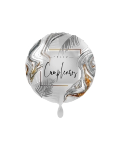 17/43CM FELIZ CUMPLEAÑOS SILVER ***OFERTA DTO NO ACUMULABLE