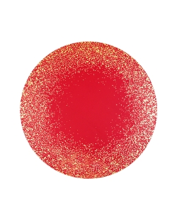 Bajoplato Confeti Oro Rojo 34cm Carton ***OFERTA DTO NO ACUMULABLE