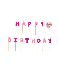 Velas Happy Birthday Princesas