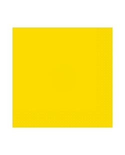Servilletas 25 x 25cm Amarillo ***OFERTA DTO NO ACUMULABLE