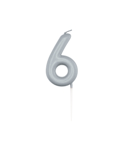 Vela Plata Metal Nº 6