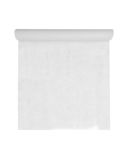 Mantel Harmony Blanco 120cm Tela opaca polipropileno no tejido 60gr/m2 De 10m ***OFERTA DTO NO ACUMULABLE
