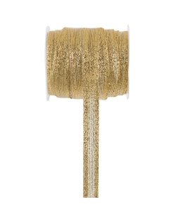 Cinta Brillo Oro 10mm x 5m Poliester ***OFERTA DTO NO ACUMULABLE