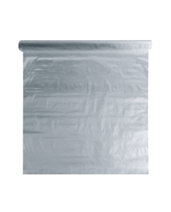 Mantel Harmony metal Plata 120cm Tela opaca polipropileno no tejido De 5m ***OFERTA DTO NO ACUMULABLE
