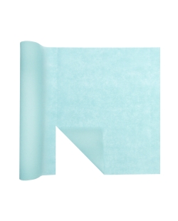 Camino mesa Harmony precorte Azul Claro 40cm Tela opaca polipropileno no tejido 60gr/m2 De 4,8m ***OFERTA DTO NO ACUMULABLE