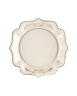 Platos Vida Bella Marfil 21X21cm Carton ***OFERTA DTO NO ACUMULABLE