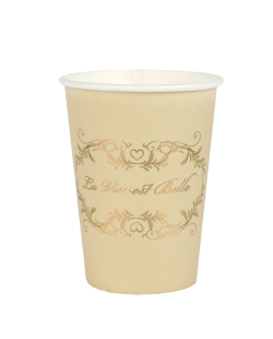 Vasos La Vie Est Belle 7.8 X 9.7cm 27cl Carton ***OFERTA DTO NO ACUMULABLE