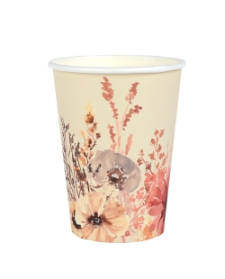 Vasos Amor Floral Marfil 7.8X9.7cm 27cl Carton ***OFERTA DTO NO ACUMULABLE