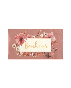Servilletas Amor Floral Bonheur 40 X 33cm Papel 3C ***OFERTA DTO NO ACUMULABLE