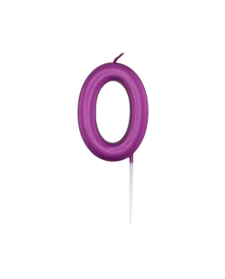Vela Rosa Metal Nº 0
