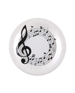 Platos Musica 22.5cm Carton ***OFERTA DTO NO ACUMULABLE