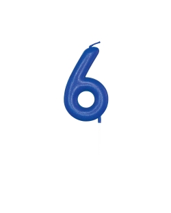 Vela Azul Metal Nº 6