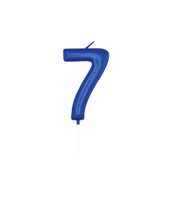 Vela Azul Metal Nº 7