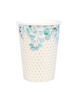 Vasos Follaje Verde 7.8 X 9.7cm 27cl Carton ***OFERTA DTO NO ACUMULABLE