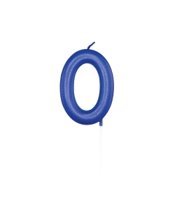 Vela Azul Metal Nº 0