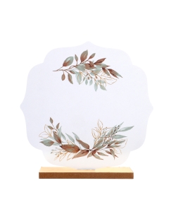 Centro Mesa Follaje 19.5 X 4 X 19cm Madera ***OFERTA DTO NO ACUMULABLE