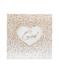 Servilletas Girl Rosa 33 X 33cm Papel 3 Capas ***OFERTA DTO NO ACUMULABLE