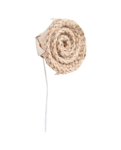 Rosa Natural 3X6.5cm Yute. Papel Y Metal ***OFERTA DTO NO ACUMULABLE