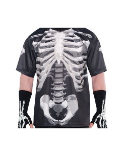 DISFRAZ ADULTO: CAMISETA ESQUELETO Talla STANDAR ***OFERTA DTO NO ACUMULABLE