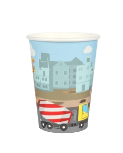 Vasos Construccion  7.8 X 9.7cm  27cl Carton ***OFERTA DTO NO ACUMULABLE