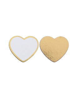 Deco Mesa Confeti Corazones 4 X 4cm Madera ***OFERTA DTO NO ACUMULABLE