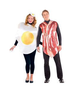 Disfraz Adulto Desayuno Huevo&Bacon